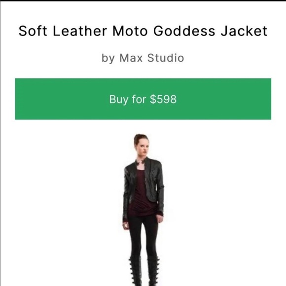Soft Leather Max Studio Jacket - Picture 8 of 8